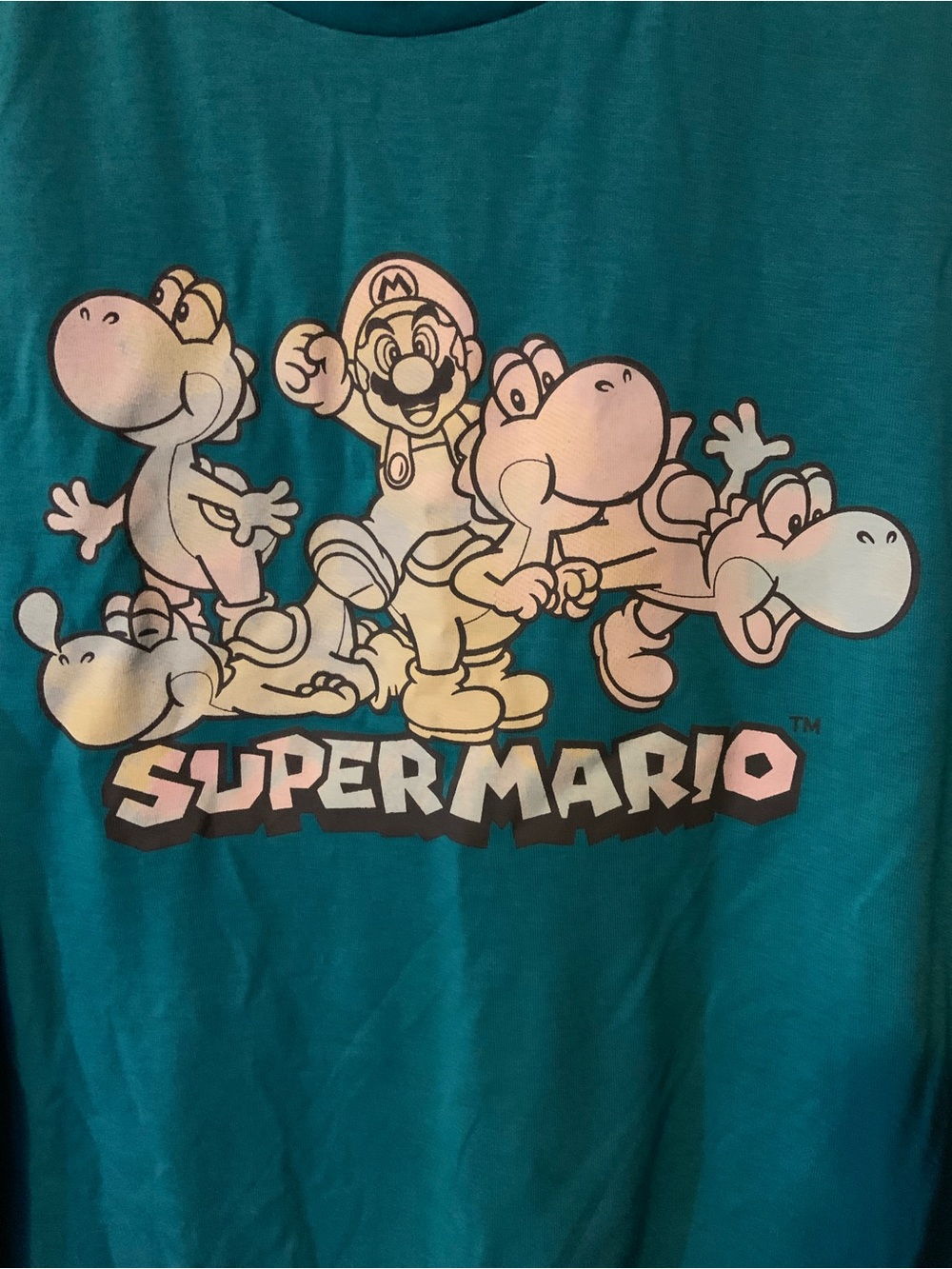 Super Mario Tank Top Kids size XL 16-18 Yoshi Mario